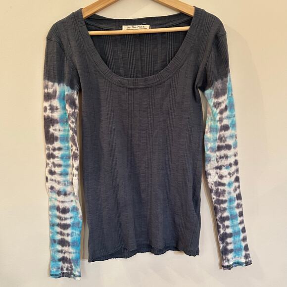 We the Free Y2K Layered Look Long Sleeve Top sz M - Picture 2 of 7